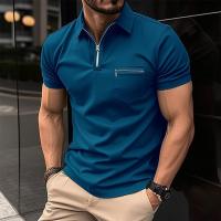 Polyester Mannen korte mouw T-shirt meer kleuren naar keuze stuk