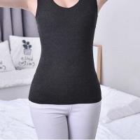 Polyamide Tank Top & thick fleece & thermal patchwork Solid PC