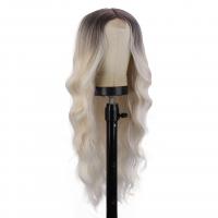 High Temperature Fiber mid-long hair & Wavy Wig for women Lace gradient color PC