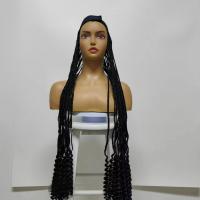 High Temperature Fiber mid-long hair Wig for women black PC