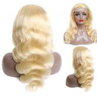 Human Hair can be permed and dyed & Wavy Wig for women handmade gold PC