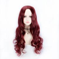 High Temperature Fiber mid-long hair & Wavy Wig Can NOT perm or dye & for women PC