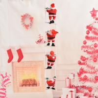 Algodón PP & Tela adherida adhesiva & Polipropileno & Oxford Decoración navideña, rojo y blanco,  trozo
