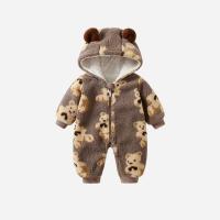 Cotton Crawling Baby Suit fleece & thermal patchwork Others PC