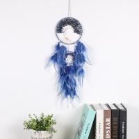 Gemstone & Feather & Iron Easy Matching Dream Catcher Hanging Ornaments Wall Hanging PC