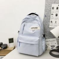 Nylon Backpack large capacity & hardwearing & breathable Solid PC