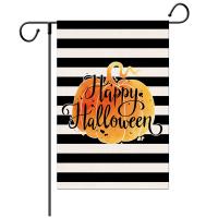 Linen Decorative Flags Halloween Design & durable printed PC