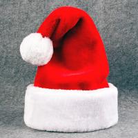 Polyester Christmas Hat, rot und weiß,  Stück