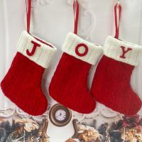Doek Kerstdecoratie sokken ander keuzepatroon Rode stuk