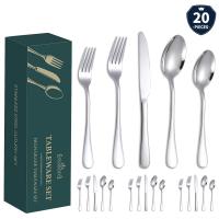 410 Stainless Steel Cutlery Set durable & multiple pieces plated Set