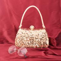 Sequin & Polyester Easy Matching Clutch Bag with rhinestone PC