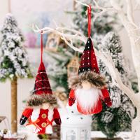 Paño & De punto Árbol de Navidad colgando de la decoración, más colores para elegir,  trozo