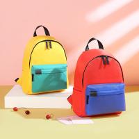 Nylon Backpack contrast color & Cute & hardwearing PC
