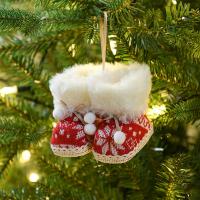 Plyšové Vánoční strom závěsné dekorace jiný vzor pro výběr kus