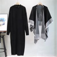 Viscose-vezel Tweedelige jurk set Solide meer kleuren naar keuze : Instellen