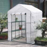 Steel Tube & Plastic heat preservation & Waterproof Greenhouse PC