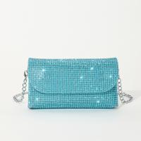 PU Leather Easy Matching Clutch Bag with chain & with rhinestone PC