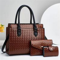 PU Leather Easy Matching Bag Suit durable & large capacity & three piece Set
