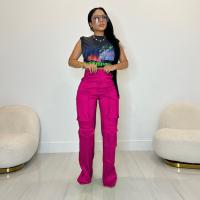 Polyester Pantalon long femme plus de couleurs pour le choix pièce