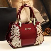 PU Leather Easy Matching Handbag durable red PC