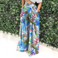 Polyester Pantalon long femme Imprimé couleur et motif différents pour le choix pièce