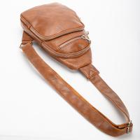 PU Leather Sling Bag soft surface & portable Solid PC