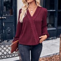 Spandex & Polyester Vrouwen lange mouwen blouses meer kleuren naar keuze stuk