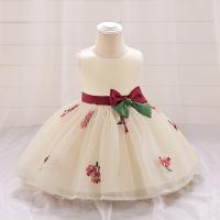 Cotton Soft & Ball Gown Girl One-piece Dress Cute Solid PC