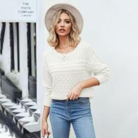 Acrylic Soft Women Sweater & loose & hollow Solid PC