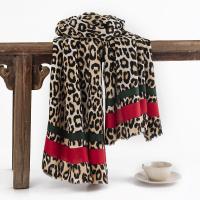 Polyester Multifunction Women Scarf thermal weave leopard red PC
