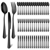 410 Stainless Steel Cutlery Set durable & multiple pieces plated Box