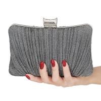 Metal & Sequin Easy Matching & Evening Party & iron-on Clutch Bag Solid PC