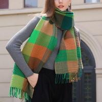Polyester Unisex sjaal Weven Plaid meer kleuren naar keuze stuk