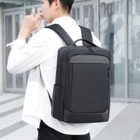 Oxford Backpack large capacity & hardwearing & with USB interface & waterproof Polyester PC