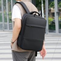 Waterproof Cloth Backpack large capacity & hardwearing & with USB interface & waterproof Polyester Solid PC