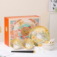Ceramics Cutlery Set with gift box & durable Cartoon Box