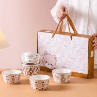 Ceramics Cutlery Set with gift box & durable bears Box