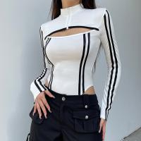 Polyester Waist-controlled Women Jumpsuit flexible & slimming Solid white PC