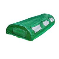 Steel Tube & PE Plastic heat preservation Greenhouse sun protection & waterproof Solid green PC