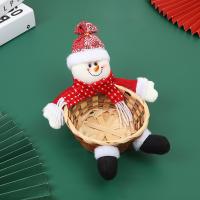 Cloth & Bamboo Christmas Candy Basket christmas design PC