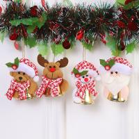Napped Fabric & Iron Christmas Tree Hanging Decoration christmas design PC