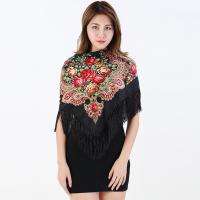 Cotton Tassels Women Scarf thermal printed PC