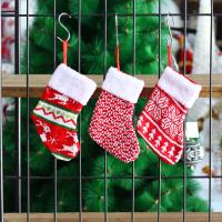 Polyester Chaussettes de décoration de Noël modèle différent pour le choix Sac