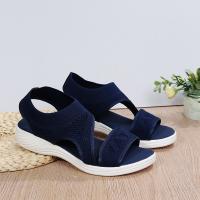 Mesh Fabric Women Sandals & breathable Solid Pair
