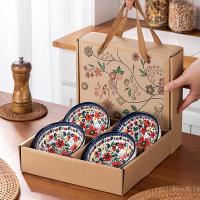Ceramics Bowl with gift box & durable mixed colors Box