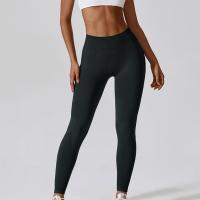 Polyamide & Spandex Quick Dry Women Yoga Pants & skinny & breathable Solid PC