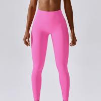 Polyamide & Spandex Quick Dry & High Waist Women Yoga Pants lift the hip & skinny Solid PC