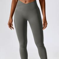 Polyamide & Spandex Quick Dry Women Yoga Pants lift the hip & skinny Solid PC