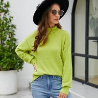 Nylon Women Sweater & loose & thermal Solid PC