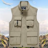 Polyamide Plus Size Men Vest & loose patchwork Solid PC